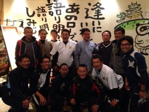 【温山会ＯＢ参加者13人】