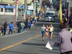 【高見澤選手：３区登り坂】